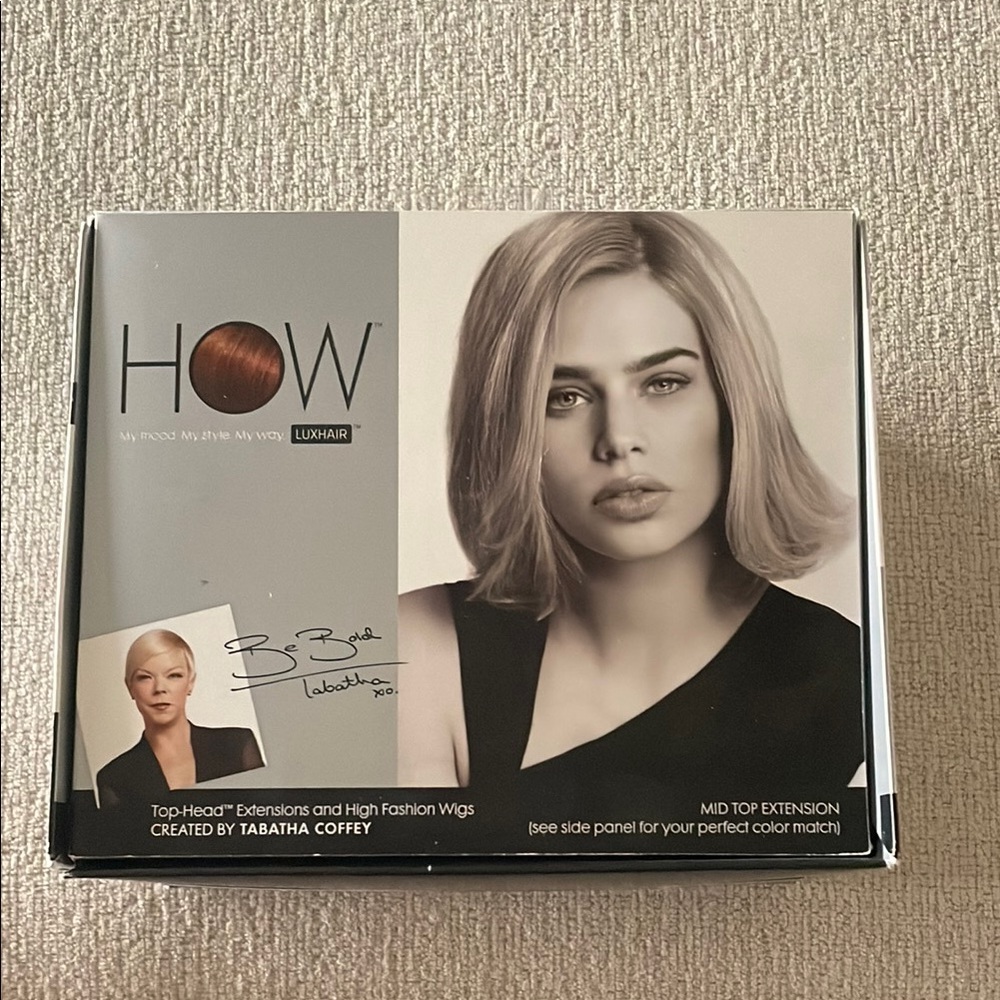 HOW LUXE HAIR Light Golden Blonde Mid Top Hair Extension by Tabatha Coffey